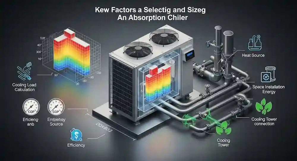 انتخاب و سایزبندی چیلر جذبی