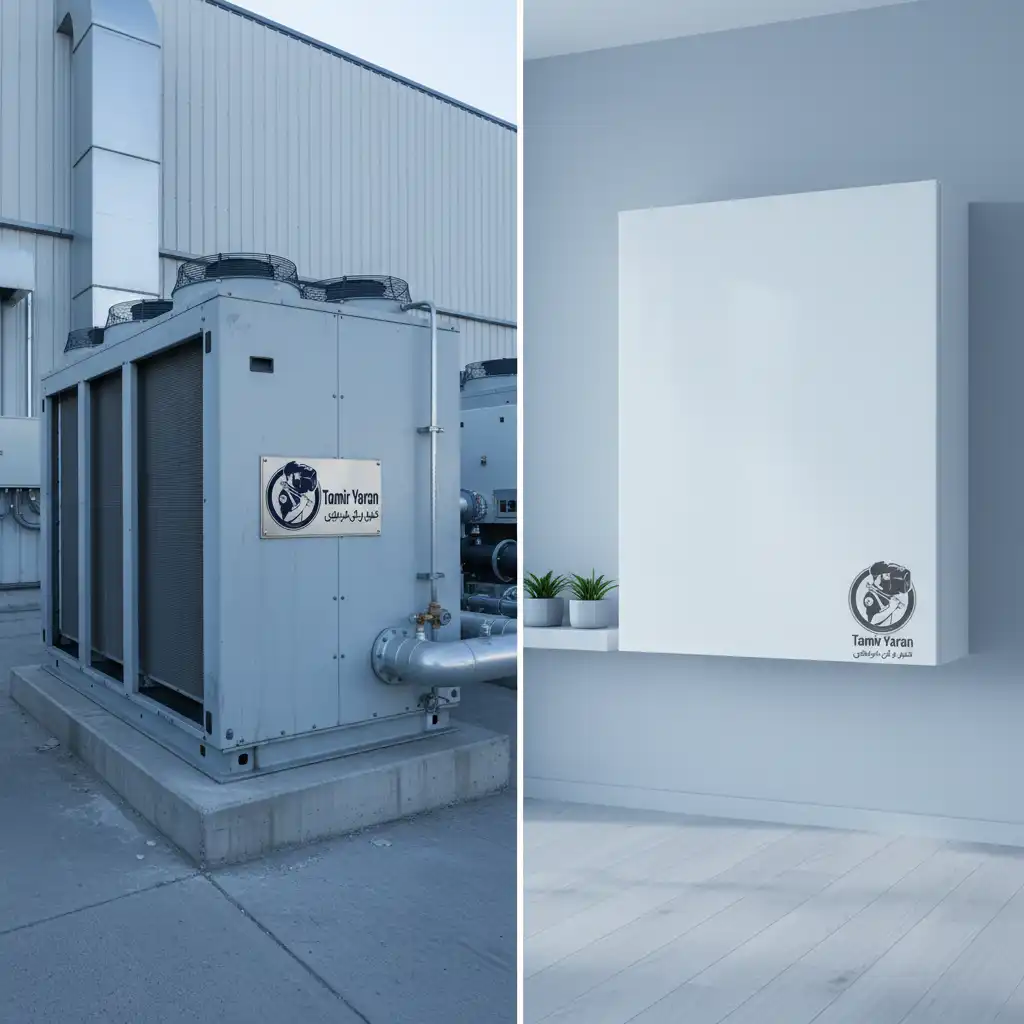 تفاوت چیلر و فن‌ کویل