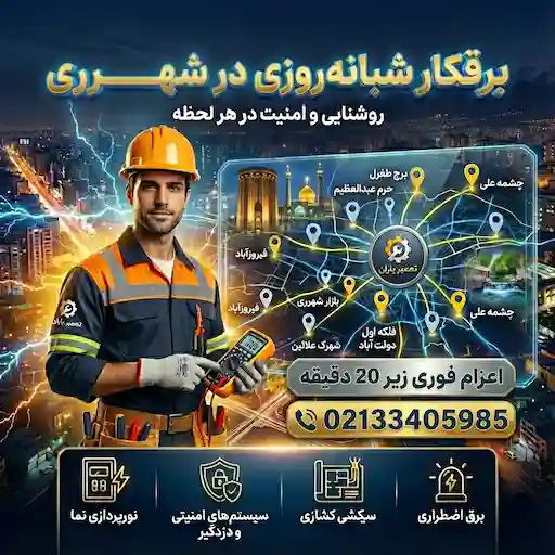 برقکار شبانه روزی شهرری