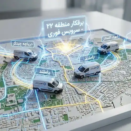 برقکار ساختمان در منطقه ۲۲