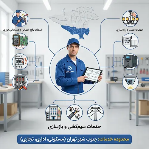 برق کار سیار جنوب تهران