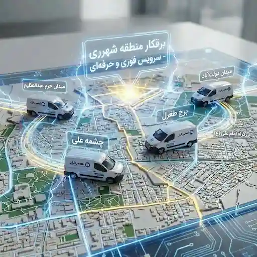 خدمات برقکاری سیار در شهر ری